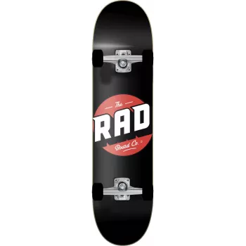 RAD Logo Complete Skateboard 8.125 Black