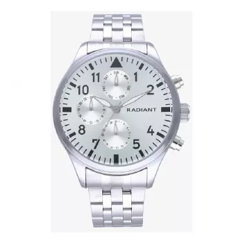RADIANT Men's Analog Quartz Watch RA612707B 43mm Stainless Steel