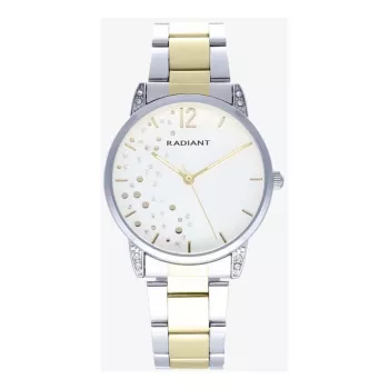 RADIANT meeste kvarts-analoogkell RA615203 36mm musta numbrilaud ja kunstnahast rihm