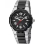 RADIANT meeste käekell RA318201 (48mm) - roostevaba teras, must sihverplaat, kvarts-analoog