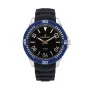 RADIANT meeste käekell RA503602 (46mm) - must sihverplaat, must kunstnahast rihm, kvarts-analoog
