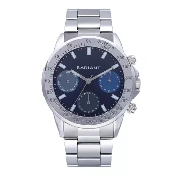 RADIANT meeste käekell RA604702 (45mm) - roostevabast terasest võrkrihm, must sihverplaat