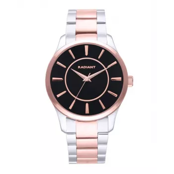 RADIANT meeste käekell RA614203 (44mm) - sinine sihverplaat, hõbedane Milano silmkoeline rihm