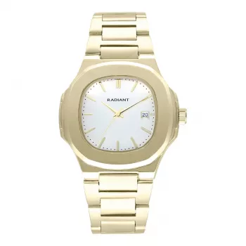 RADIANT meeste käekell RA639203 (43mm) - must sihverplaat, must nahkrihm