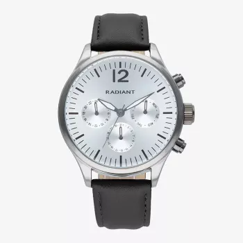 RADIANT meeste käekell RA641703 (43mm) - Analoogkvarts musta nahkrihmaga