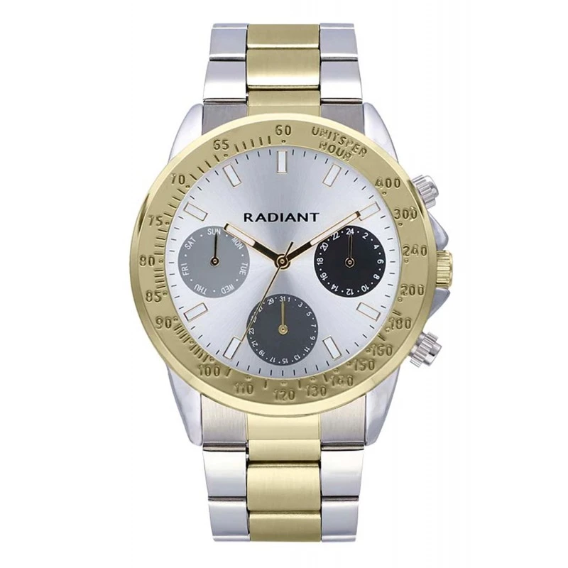 RADIANT RA604704 meeste analoogkvartskell 45mm roostevaba teras must nahk