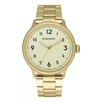 RADIANT RA627203 meeste analoogkvartskell 42mm roostevabast terasest musta sihverplaadiga