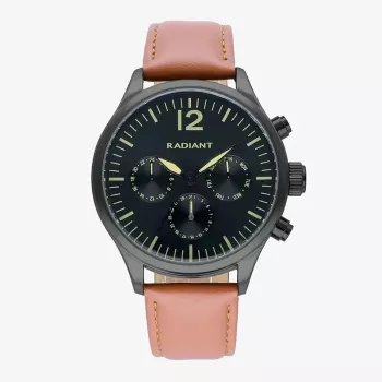 RADIANT RA641701 meeste analoogkvartskell 43mm roostevabast terasest sinise sihverplaadiga