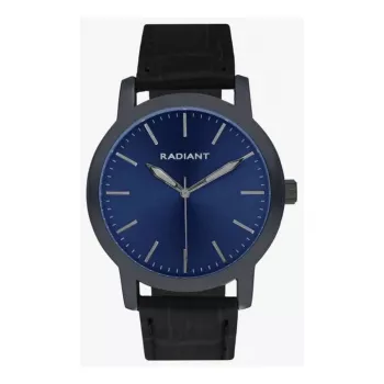 RADIANT RA656701 meeste analoogkvartskell 44mm roostevabast terasest sinise sihverplaadiga