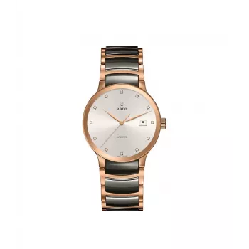 RADO R30183762 Naiste kell 28mm roostevaba teras ja keraamika pruuni numbrilaual