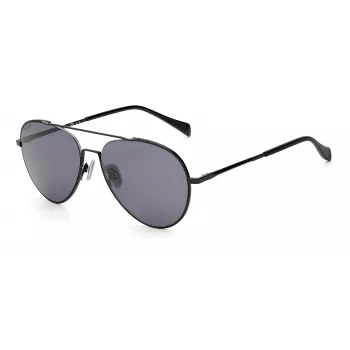 RAG&BONE MAN Päikeseprillid RNB1036GS8075 Must Hall Ristkülikukujulised 58mm