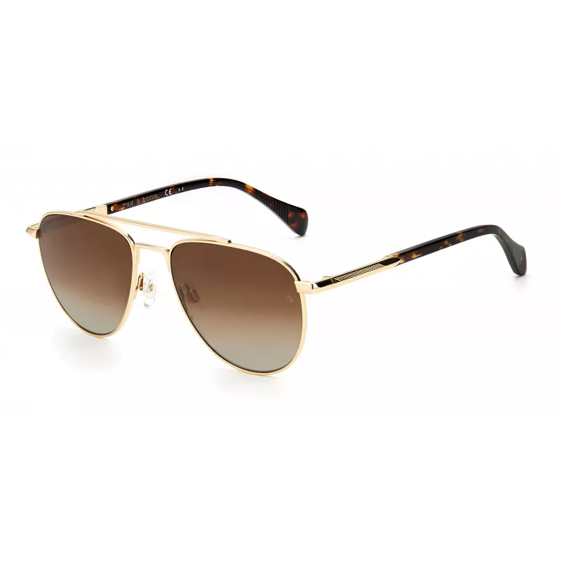 RAG&BONE Naiste RNB1044GS3YG5 Havana Pruun Ruudukujulised Päikeseprillid 55/17/145 mm