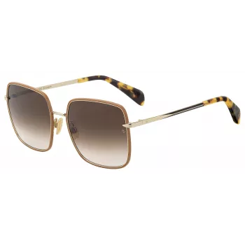 RAG&BONE Naiste Päikeseprillid RNB1032S01Q58 Tume Havana Pruun Gradient 58mm