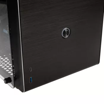 Raijintek Ophion M Evo TGS Micro-ATX korpus, karastatud klaas - must