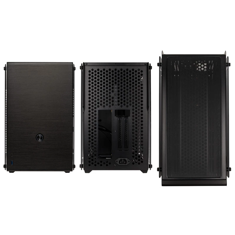 Raijintek Ophion M Evo TGS Micro-ATX korpus, karastatud klaas - must