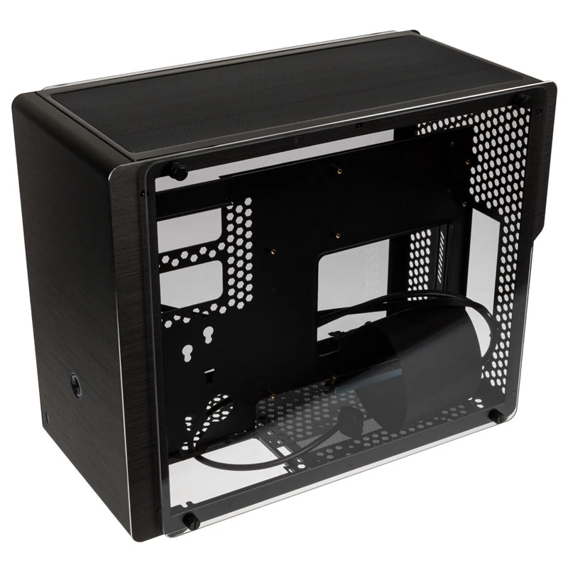 Raijintek Ophion M Evo TGS Micro-ATX korpus, karastatud klaas - must
