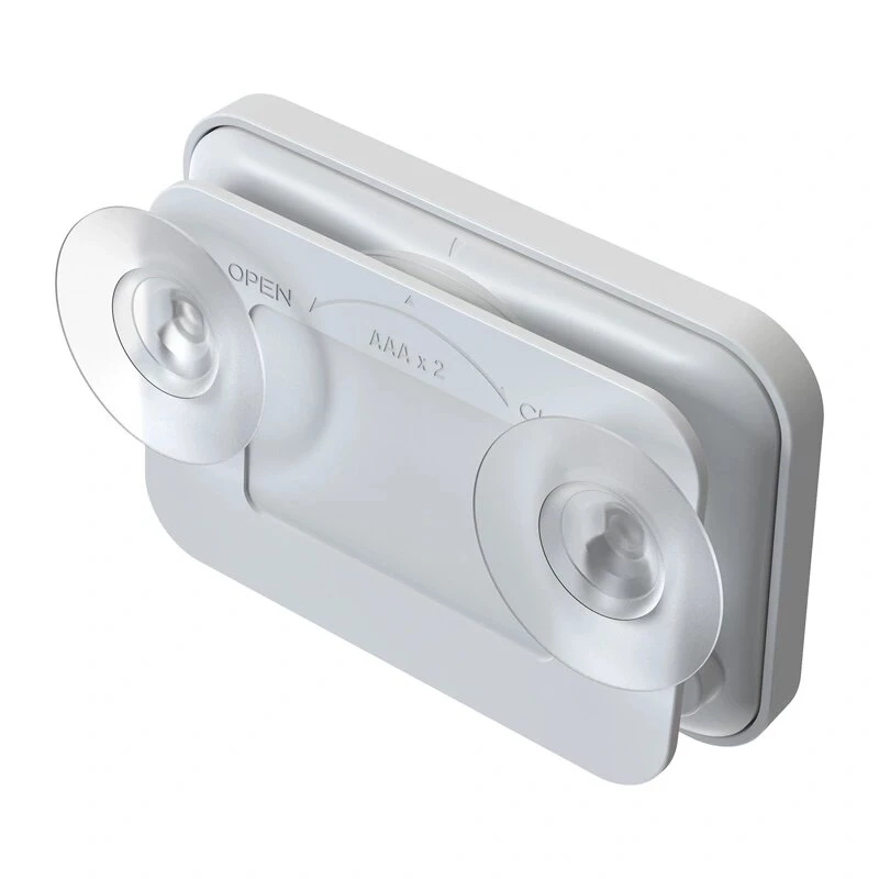 RAINPOINT BALDRTHERM B0549STH Vannitoataimer temperatuuri- ja niiskusmõõturiga, IP24 veekindel, loendur/loendur, LCD taustvalgustus, iminapp/aluse/seinale kinnitus