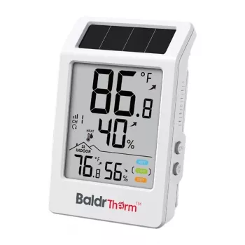 RAINPOINT BALDRTHERM B0707 Päikeseenergial töötav termo-hügromeeter välisanduriga