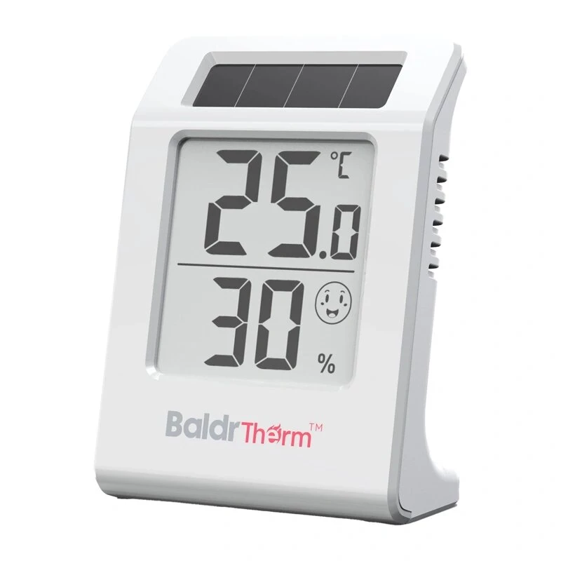 RAINPOINT BALDRTHERM E0587TH päikeseenergial töötav termohügromeeter juhtmevaba välisanduriga
