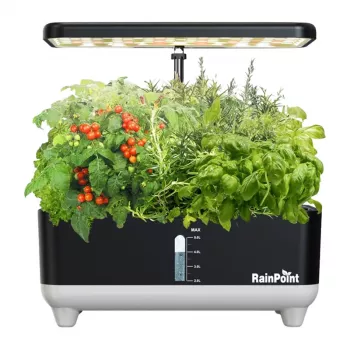 RainPoint Hüdropooniline Kasvatuse Komplekt Z238 - 12 Taimekapslit, Täisspektriga LED, Nutikas Rakenduse Juhtimine