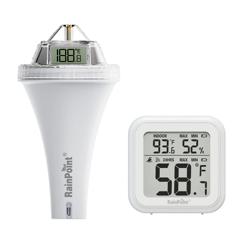 RainPoint Pool Thermometer with Gateway HCS565ARF+HCS015T2H