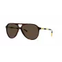 Ralph Lauren PH4173-500373 Meeste ristkülikukujulised päikeseprillid, Havana, pruun lääts, 59/14/140 mm