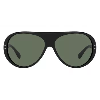 RALPH LAUREN RL8194-500171 Päikeseprillid Meeste Must Atsetaat Hall Polükarbonaat 60/13/135 mm