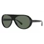 RALPH LAUREN RL8194-500171 Päikeseprillid Meeste Must Atsetaat Hall Polükarbonaat 60/13/135 mm