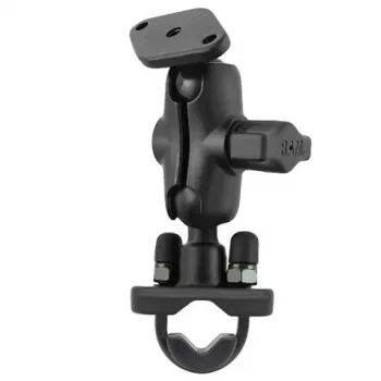 RAM Mounts RAM-B-149ZU-A U-Bolt Mount Short – B Size Ball, Fits 0.5–1.25 in. Rails, Black
