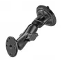 RAM Mounts iminappaga kinnitus AMPS-adapteriga - B-Ball (1 toll), teemant-alusplaat, keskmine vars, ümmargune alusplaat (RAM-B-166-202U)