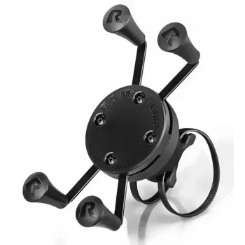 RAM MOUNTS X-Grip Rail EZ-On with Swivel Mount – Universal Smartphone Holder for Rails and Bars (RAP-274-1-UN7U)