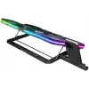 Rampage GLACIERS50 Gaming Laptop Cooling Stand 14-17 inch, 2600RPM, Black