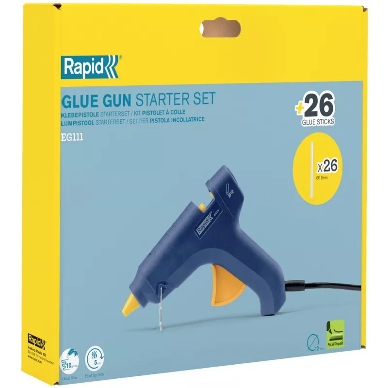 RAPID EG111 juhtmega liimipüstol 500g universaalsete liimipulkadega