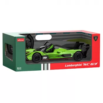 Rastar Lamborghini SC63 Remote Controlled RC Race Car Green 1:14