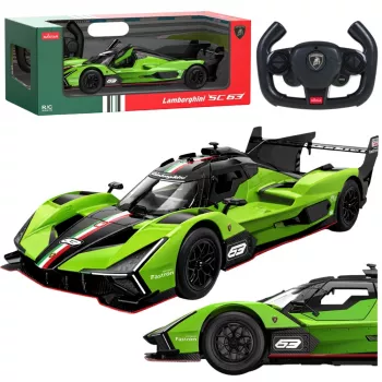 Rastar Lamborghini SC63 Remote Controlled RC Race Car Green 1:14