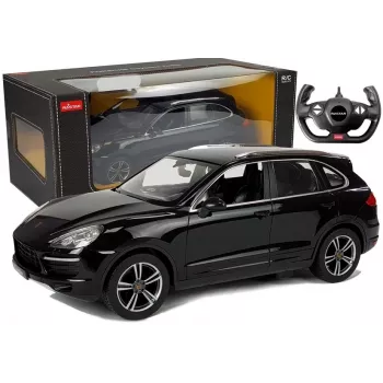 RASTAR Porsche Cayenne Turbo kaugjuhitav auto must 1:14