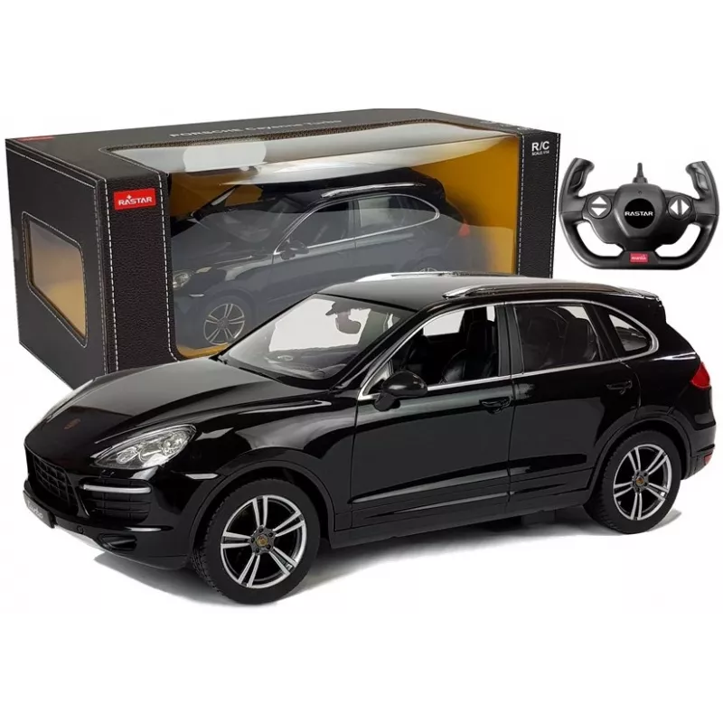 RASTAR Porsche Cayenne Turbo kaugjuhitav auto must 1:14