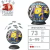 RAVENSBURGER 3D Puzzleball Minions 3 - 72 tükki