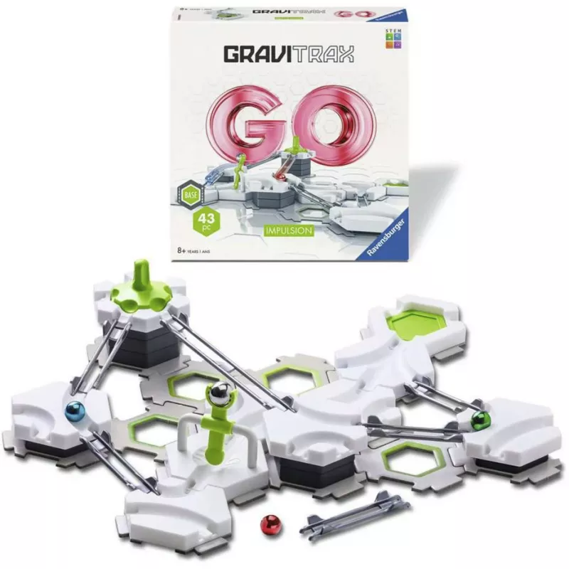 Ravensburger GraviTrax GO Impulsion Kuuliraja Laienduskomplekt (25 tükki)