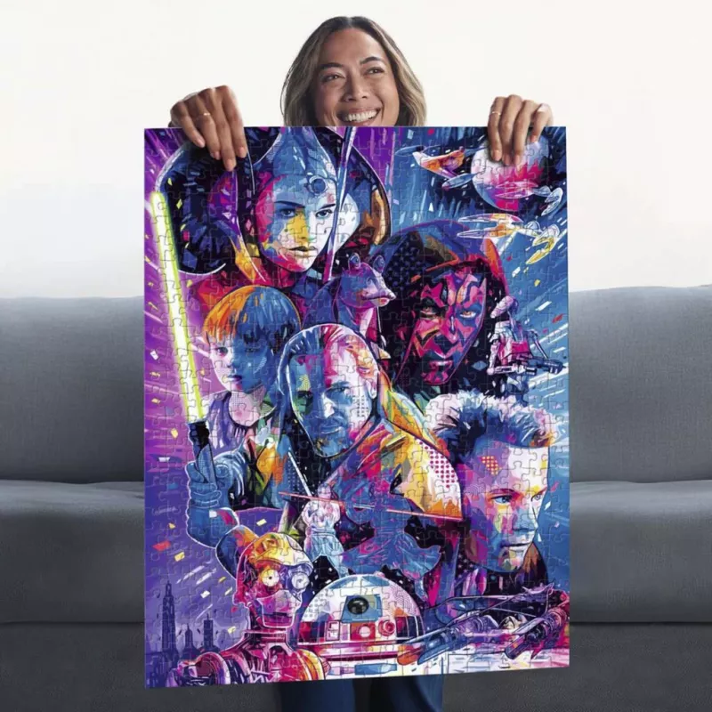 Ravensburger Puzzle Star Wars Hyperspace Collection: The Phantom Menace (500 tükki, suured tükid)