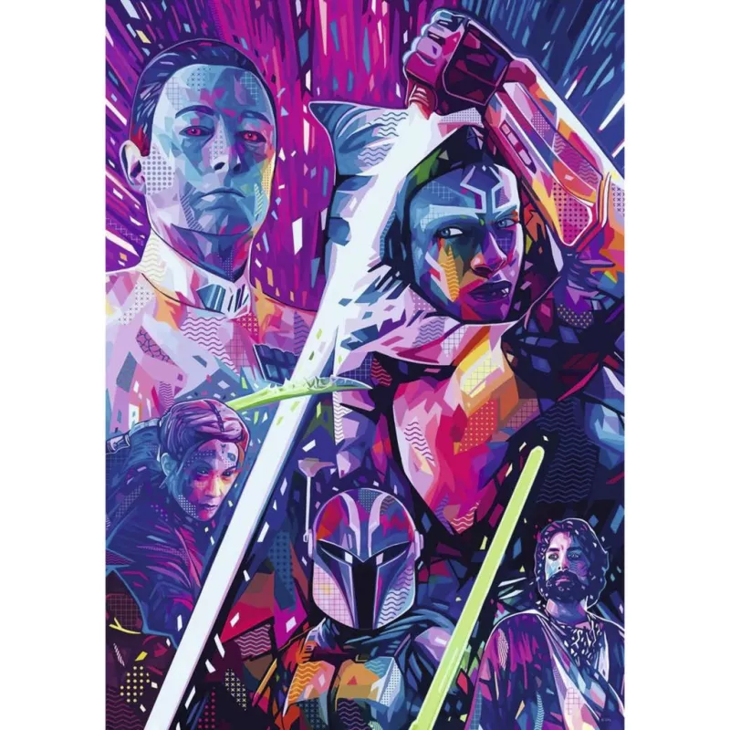 Ravensburger Puzzle Star Wars The Hyperspace Collection: Ahsoka (500 tükki, suured tükid)
