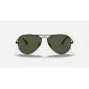 Ray-Ban Aviator Metal II RB3689 Päikeseprillid Kuld Roheline Polariseeritud 55mm