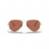 Ray-Ban Aviator Metal II Päikeseprillid RB3689 Kuldne Hele Sinine Gradient 58mm Unisex