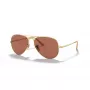 Ray-Ban Aviator Metal II Päikeseprillid RB3689 Kuldne Hele Sinine Gradient 58mm Unisex