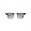 Ray-Ban Clubmaster RB3016 Päikeseprillid Läbipaistev Hall Sinine Gradient 51mm