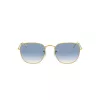 Ray-Ban Frank Metal Päikeseprillid RB385791963F5 Kuldne Hele Sinine Gradient 51mm