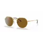 Ray-Ban Frank RB3565 Unisex Päikeseprillid 53/20/145 mm Kuldne Pruun