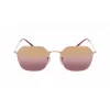 Ray-Ban Frank RB3694 Päikeseprillid Naistele Läikiv Kuld Tume Roheline 53mm