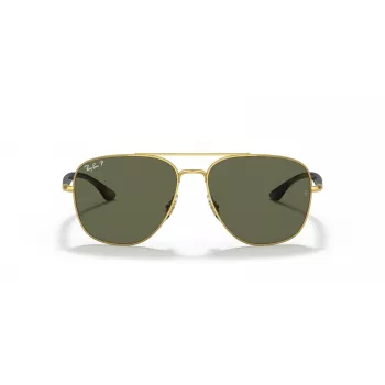 Ray-Ban Frank Päikeseprillid RB3683 Kuldne Metall Roheline G-15 56mm Unisex