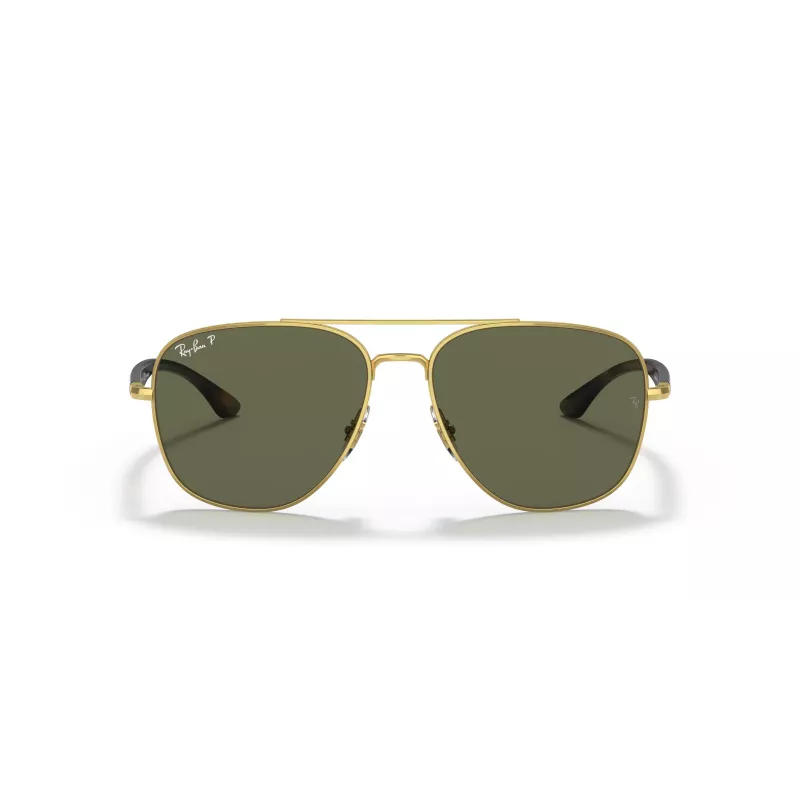 Ray-Ban Frank Päikeseprillid RB3683 Kuldne Metall Roheline G-15 56mm Unisex